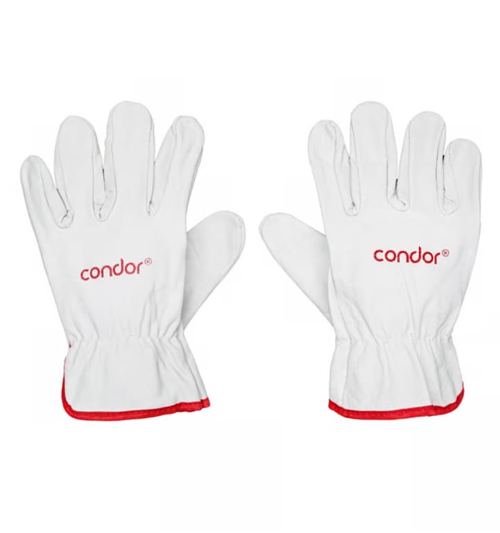 PACK 5 PAR GUANTE CABRITILLA CORTO SIN FORRO T10 IMPORTADO