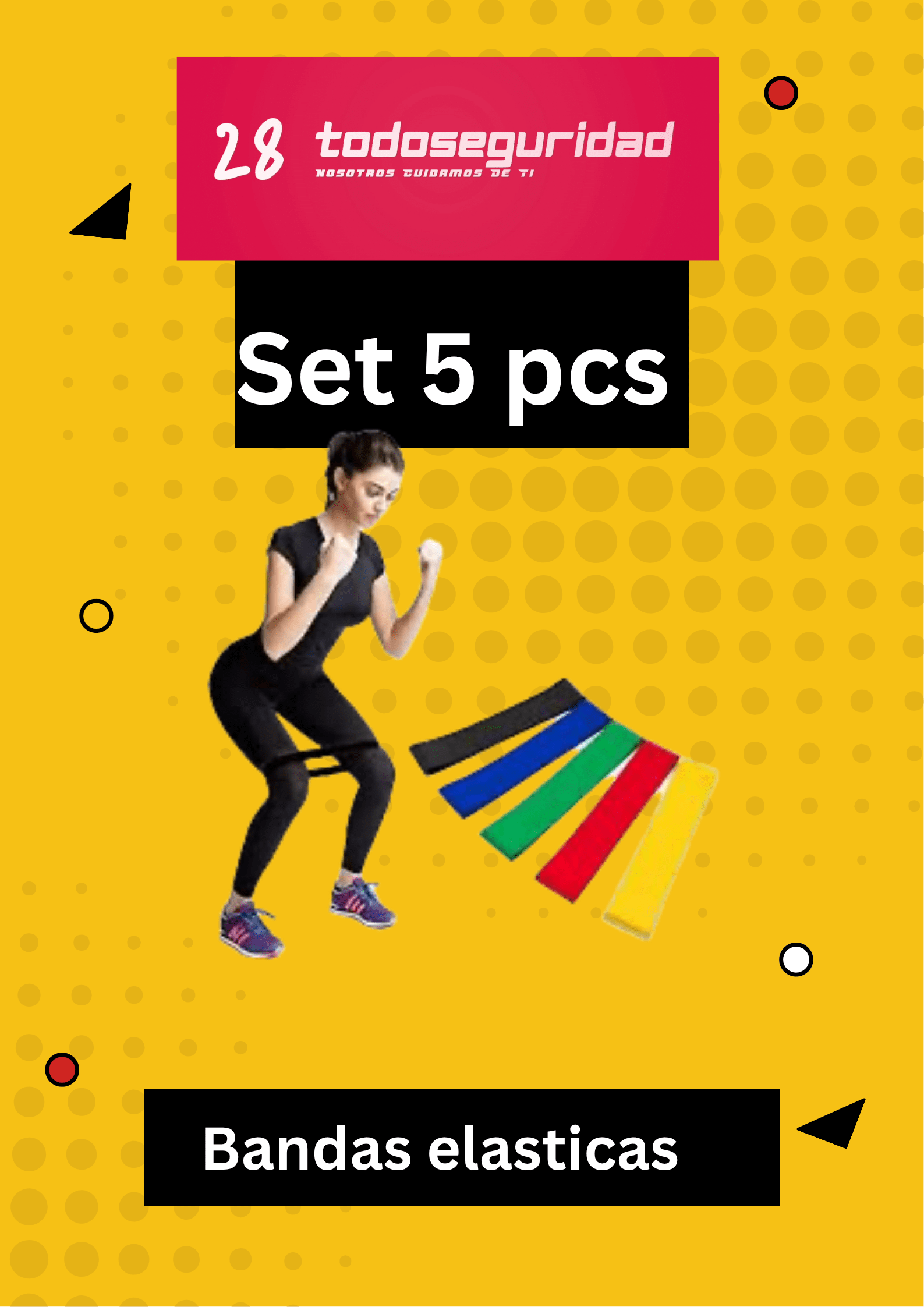 Set de 5 Bandas de Resistencia