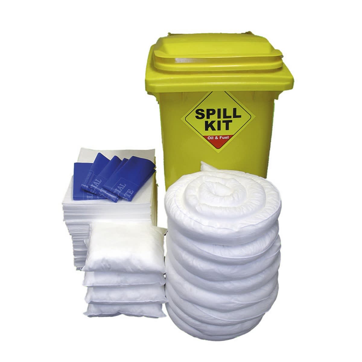 COTIZAR 240 Litre Oil Absorbent Spill Kit in Bin