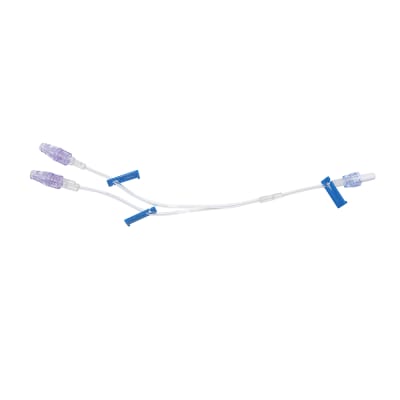 Alargador venoso 2 vías conector libre de aguja Bidireccional