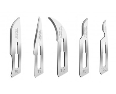 Hoja Bisturí Acero Carbono, Swann-Morton