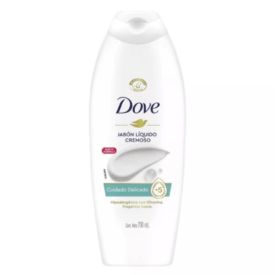 Jabón Líquido Dove Cuidado Delicado 700 ml.