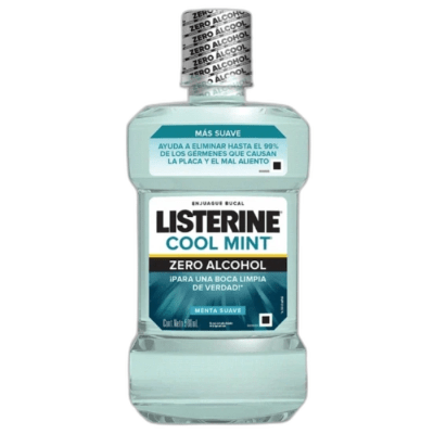 Enjuague Bucal Zero Alcohol Listerine 500 ml.1