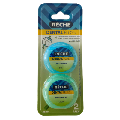 Hilo Dental Menta Réche 2 x 50 mt.1