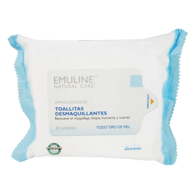 Toallitas Desmaquillantes Emuline Natural Care 25 u.
