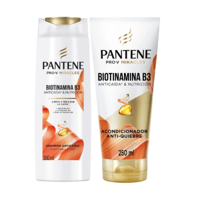 Pack Pantene Biotinamina B3 Shampoo 300 ml + Acondicionador 250 ml.1