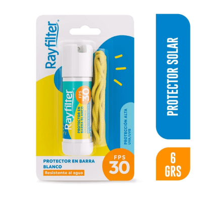 Protector Solar en Barra 30 FPS Rayfilter Blanco  6 g