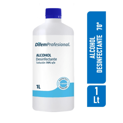 Alcohol Desinfectante 70% Difem 1 L.