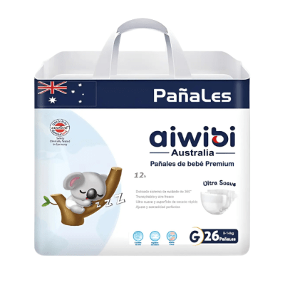 Pañales Aiwibi Premium Talla G 26 un.