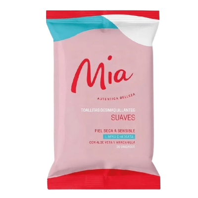 Toallitas Desmaquillantes Mia Piel Seca a Sensible 25 un.1