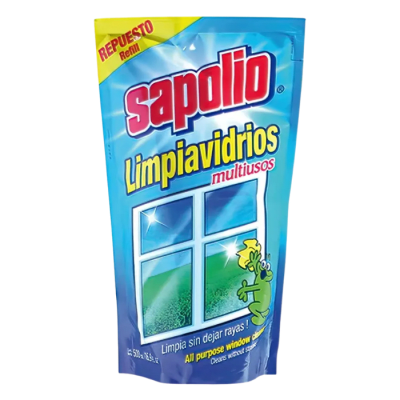 Limpiavidrios Multiusos Sapolio Recarga 500 ml