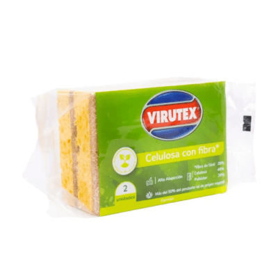 Esponja de Celulosa y Fibra de Sisal Virutex 2 U.