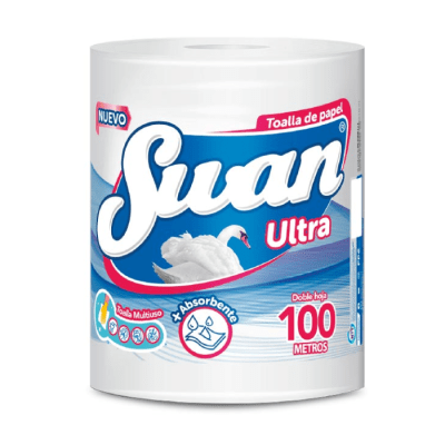 Toalla de Papel Swan Doble Hoja Ultra100 mt 1 rollo.1