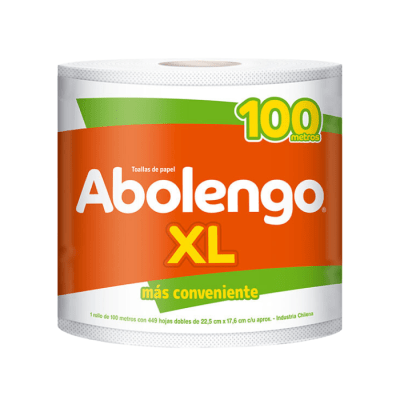 Toalla de Papel Abolengo XL 100 mt 1 rollo.