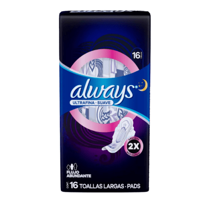 Toallas Higiénicas Always Nocturna Ultrafina Suave 16 un.1