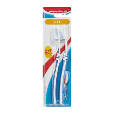 Cepillo Dental Aquafresh Flex Medio 2 un. 1