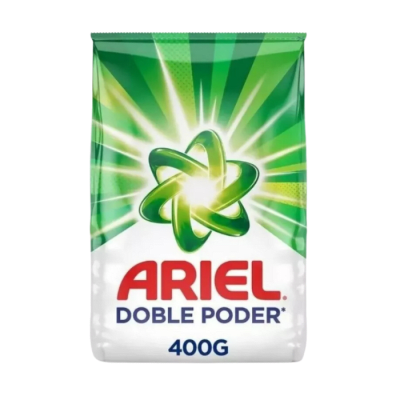 Detergente en Polvo Ariel Doble Poder 400 gr.