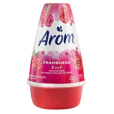 Aromatizante Ambiental Arom Cono Gel Frambuesa 190 gr.1