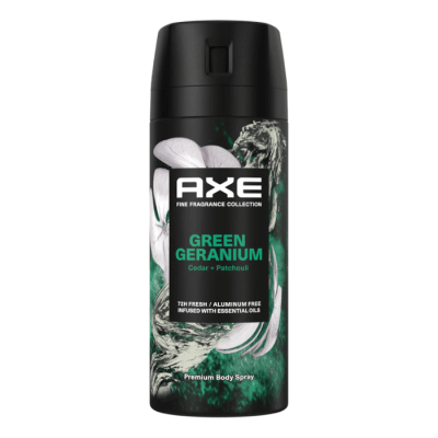 Desodorante Spray Axe Green Geranium 150 ml.1