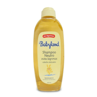 Shampoo Neutro Babyland Evita Lágrimas 410 ml.1