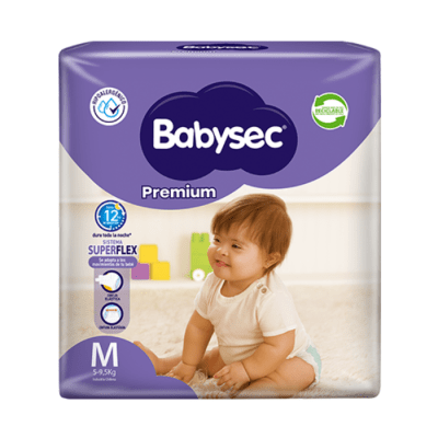 Pañales Babysec Premium Talla M 20 un1