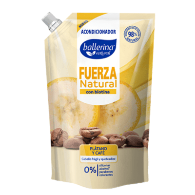 Acondicionador Ballerina Fuerza Natural Doypack 750 ml.1