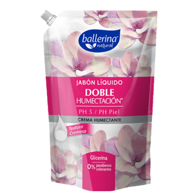 Jabón Líquido Ballerina Crema Humectante 750 ml.
