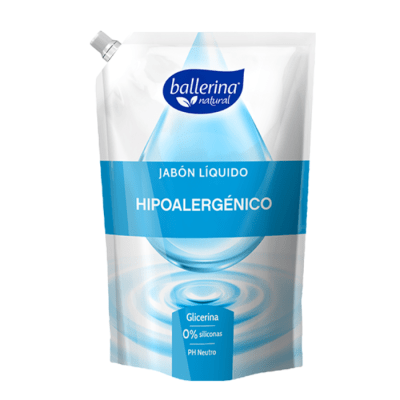 Jabón Líquido Ballerina Hipoalergénico 650 ml.