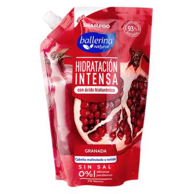 Shampoo Ballerina Sin Sal Granada Doypack 750 ml.1