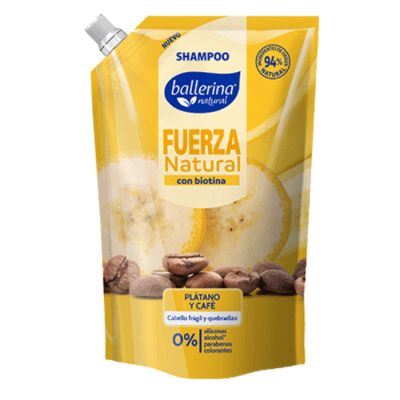 Shampoo Ballerina Fuerza Natural Doypack 750 ml.1