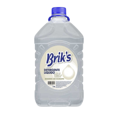 Detergente Líquido Briks Matic Blanco 5 L.