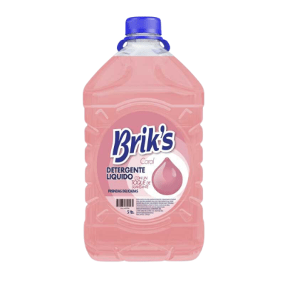 Detergente Líquido Briks Matic Coral 5 L.1