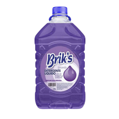 Detergente Líquido Briks Matic Lavanda 5 L.1