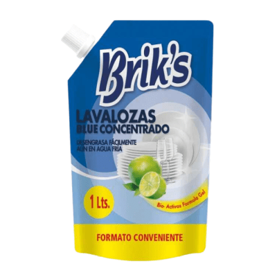 Lavalozas Briks Concentrado Doypack Azul 1 L.1