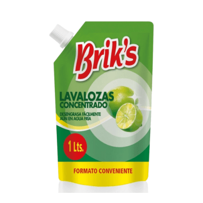 Lavalozas Briks Concentrado Doypack Verde 1 L.1