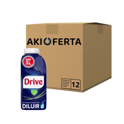 Caja 12 un. Detergente Líquido Drive Para Diluir 500 ml.1