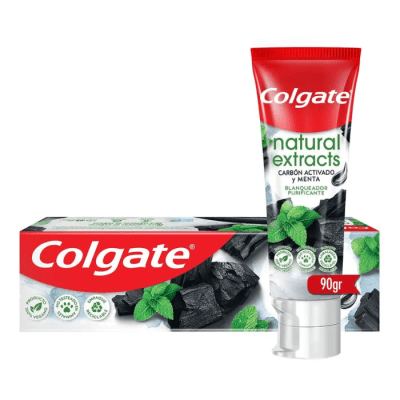 Pasta Dental Colgate Natural Extracts Carbón 90g.1