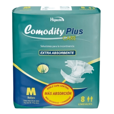 Pañales Adulto Comodity Plus Talla M 8 un.1