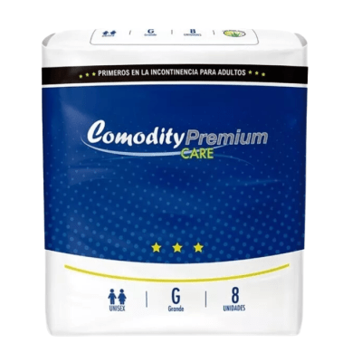 Pañales Adulto Comodity Premium Talla G 8 un.1