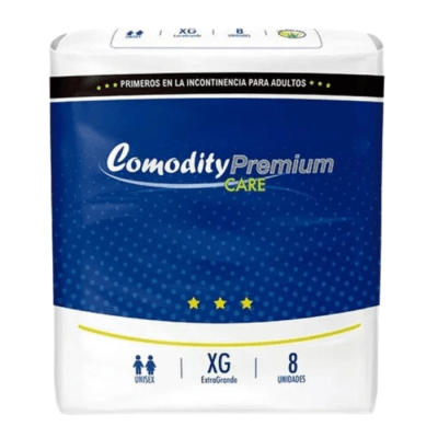 Pañales Adulto Comodity Premium Talla XG 8 un.1