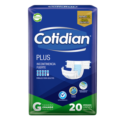 Pañal Adulto Cotidian Plus Talla G 20 un.1