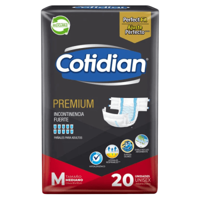 Pañales Adulto Cotidian Premium Talla M 20 un.1