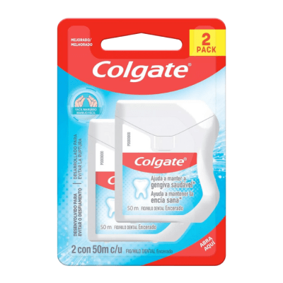 Hilo Dental Colgate Pack 2x50 m.