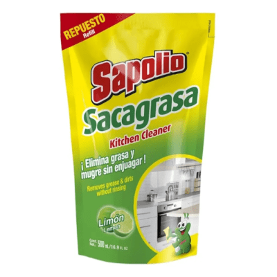 Antigrasa Doypack Aroma Limón Sapolio 500 ml.