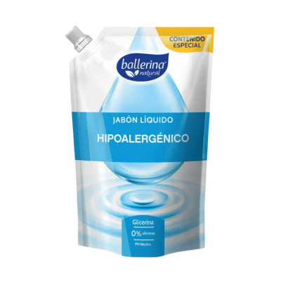 Jabón Líquido Ballerina Hipoalergénico 650 ml.