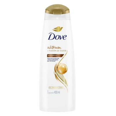 Shampoo Dove Óleo Nutrición 400 ml.
