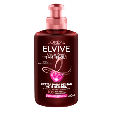 Crema de Peinar Elvive Aminexil  Anti-Caída 300 ml.