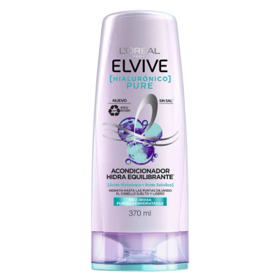 Acondicionador Elvive Hialurónico Pure 370 ml.1