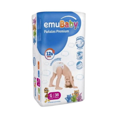Pañales Emubaby Premium Talla G 38 un.1