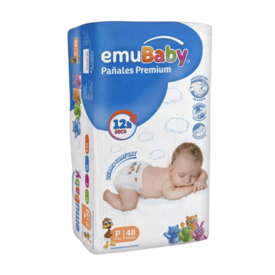 Pañales Emubaby Premium Talla P 42 un.1